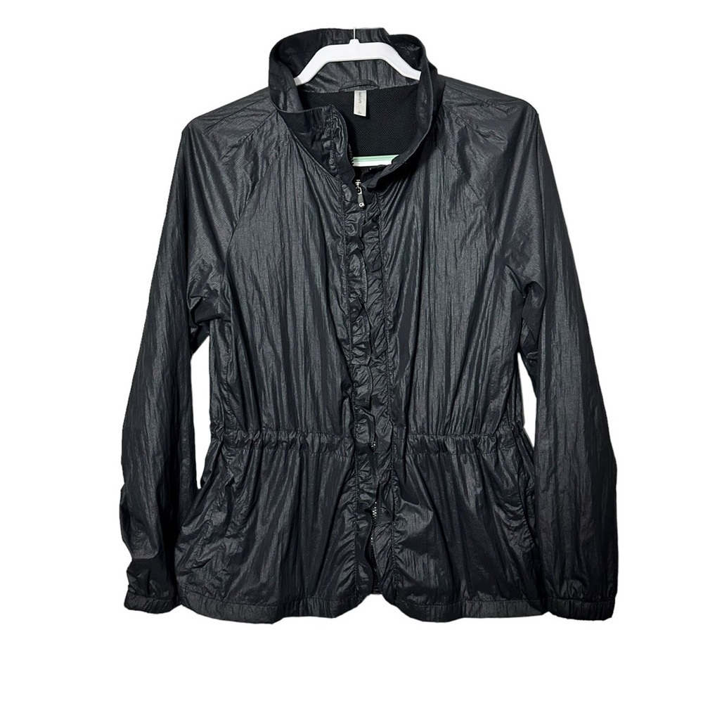 Gap Body Nylon Ruffle Zip Jacket Lightweight